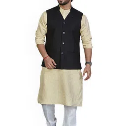 Authentics Woven Nehru Jackets image 5