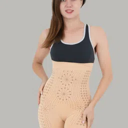 OLSIC Printed High-Rise Tummy & Thigh Shapewear-image-81