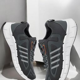 Spotwalk Men Round Toe Lace-Ups Sneakers-image-5