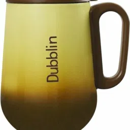 Rugby Stainless Steel Unbreakable double wall Insulated mug with handle and lid wide mouth Keeps beverages Hot & Cold Stainless Steel Coffee Mug-image-2