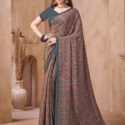 DIVASTRI Ethnic Motifs Printed Saree-picture-53