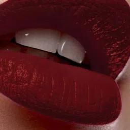 VBA Super Matte Waterproof Liquid Lipstick - 9 ml - Maroon image 3