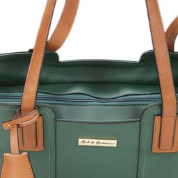 Mast & Harbour Structured Tote Bag with Tasselled image 4
