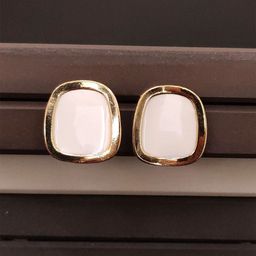ABDESIGNS Elegant Gold Plated Classic Studs Earrings-image-75