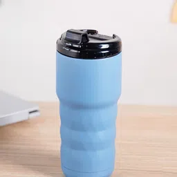 Nestasia Blue Single Stainless Steel Solid Double Wall Vacuum Water Bottle-image-36