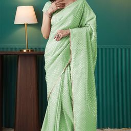 RACHNA Ethnic Motifs Organza Saree-picture-56