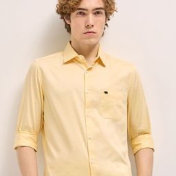 THE BEAR HOUSE Tailored Fit Pure Cotton Formal Shirt-image-81