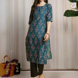 HERE&NOW Selection Of 2 Printed Straight Kurtas-picture-39