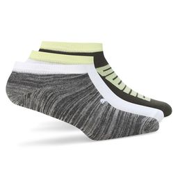 Puma Pack Of 3 Cotton Contrast Sneaker Socks-image-62