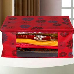 AMAK INC Red Fabric Multi-Utility Wardrobe Organisers-picture-2