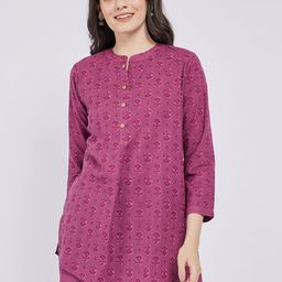 Span A-line Printed Kurta-picture-32