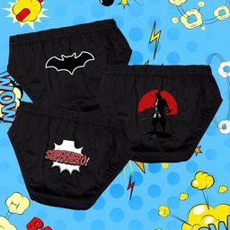 NUSYL Boys Pack Of 3 Printed Mid Rise Basic Briefs - NUBCBRFPO3.0162-image-99