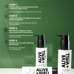 Alive & Well Glow Up Illumination Face Cleanser - 100 ml image 2