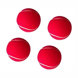HackerX 4-Pcs Cricket Tennis Ball-29