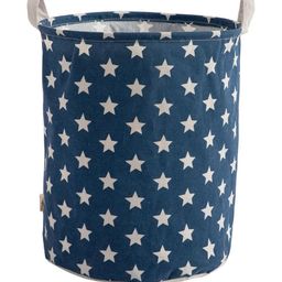 HOKIPO Blue & Beige Printed Foldable Laundry Bag-21