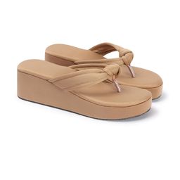 STEPIZIA Women Open Back Wedge Sandals-image-0