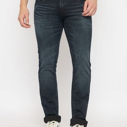 Duke Men Slim Fit Mid-Rise Heavy Fade Cotton Jeans-image-96