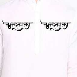 PulseIQ Men Ethnic Motifs Printed Straight Regular Kurta with Pyjamas image 2