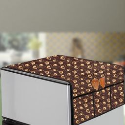 The Furnishing Tree Brown Plastic Refrigerator Cover-image-82