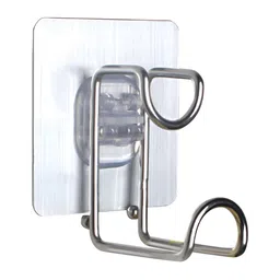 HOKIPO Silver Toned Metal Wall Hook-50