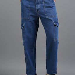 Kolor Fusion Men Cargo Fit Mid-Rise Jeans-image-65