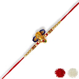 MEIRA JEWELLERY Rakhi With Roli Chawal & Greeting Card-image-49
