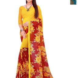 Moda Rapido Floral Pure Georgette Saree-image-95