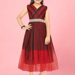 Sangria Girls Embellished Maxi Dress-picture-30