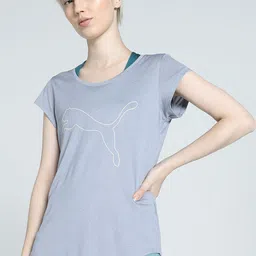 Puma Performance Heather Cat Training T-Shirt-image-71