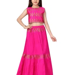Aarika Girls Printed Ready to Wear Lehenga & Blouse With Dupatta-picture-51
