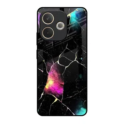 QRIOH Cosmic Canvas Printed Ultra Shockproof Silicone Oppo A5 Pro 5G Glass Back Case-picture-44