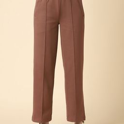 Van Heusen Athleisure Women Functional Pocket Wide Leg Pleated Trousers-image-41