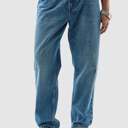 Snitch Men Snitch Blue Baggy Fit Stretchable Jeans-image-55