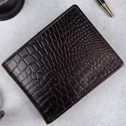 Killer Men Textured Zip Detail Leather Two Fold Wallet with SIM Card Holder-8