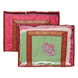 Kuber Industries Maroon Set of 2 Regular Multi-Utility Organisers-17
