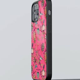 macmerise Floral Printed iPhone 13 Pro Back Case Mobile Accessories-image-75