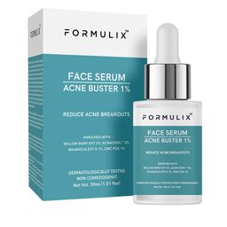 FORMULIX Acne Buster Face Serum With Willow Bark Extract - 30 ml image 2