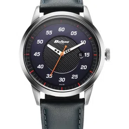 Titan Men Brass Printed Dial & Leather Straps Analogue Watch 1806SL14-9