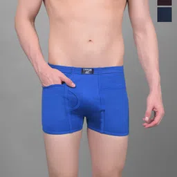 Dollar Lehar Pack of 3  Assorted Cotton Trunk-MLHTR-01-P-AST3-PO3-45