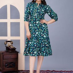 MILEY Print Maxi Midi Dress-image-94