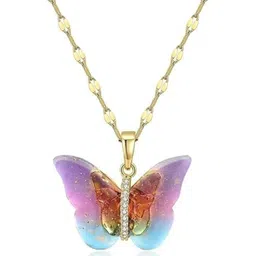 Khusha Creations Gold-Toned Stainless Steel Necklace-20