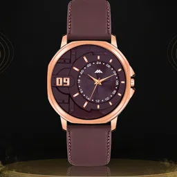 Shocknshop Men Brass Dial & Leather Straps Analogue Watch MT41-image-72