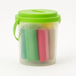 Multicolor Modeling Clay Set for Kids – 6 Soft Dough Sticks with Storage Bucket-image-2