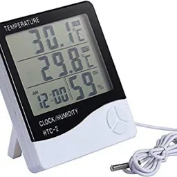 thermomate digital Room Thermometer with Humidity Incubator Meter and Accurate Temperature RT4 Thermometer-24