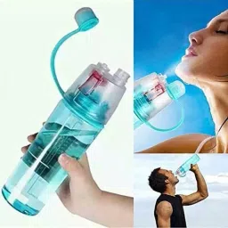 PORTABLE SPRAY WATER BOTTLE, USED AS A WATER SPRINKLER AND DRINKING BOTTLE BOTH 600 ml Flask-22