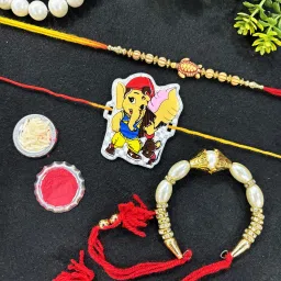 Lumba Ajay_BBK_021-11 Assorted Rakhi, Chawal Roli Pack Set-image-96