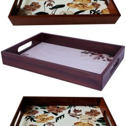 wooden tray set of 3 AHS-T1743 Tray-image-89