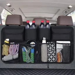 Car Trunk Organizer, Backseat Hanging Organizer with 8 Large Storage Bag Trunk Organizer-image-32