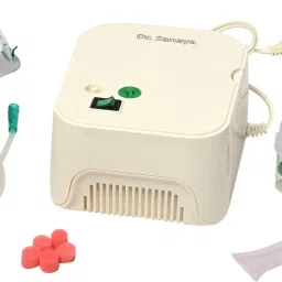 Dr.Sanaya CN-R01 Breathe Ezee Low Noise Compressor Nebuliser Machine For Child And Adult Nebulizer-44