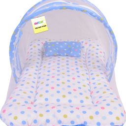 Cotton Infants New Born Baby Care Essential Bedding Set Combo Mosquito Net-16